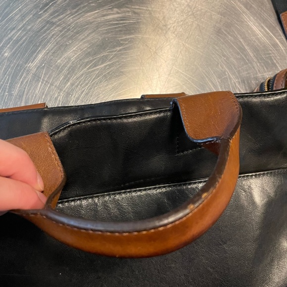 Coach Suede and Leather Messenger Bag - Picture 6 of 14